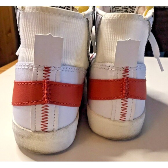 Nike Blazer Mid 77 Jumbo White Total Orange Sneakers Men\'s Size 10.5 DH7690-100 main image 8